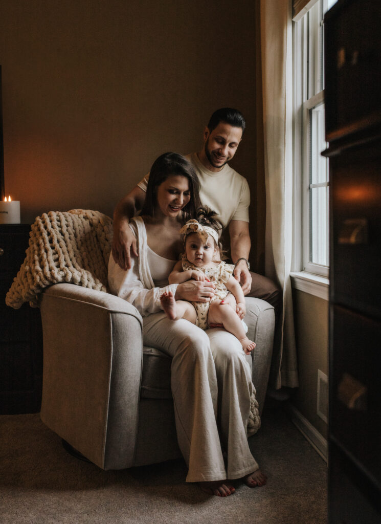 in home family photography in Morristown nj
